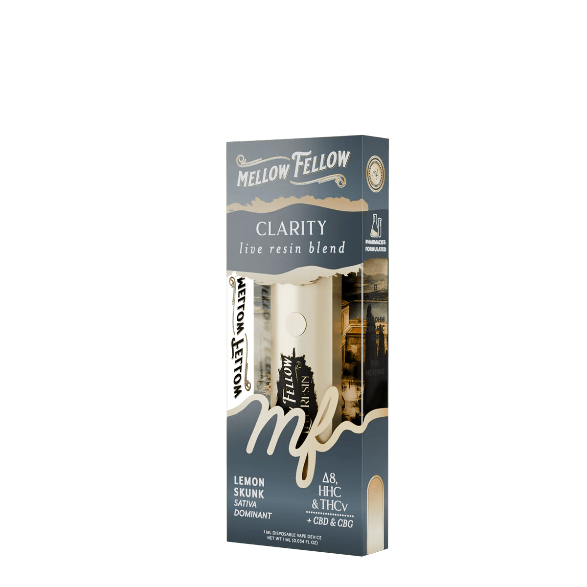 Clarity Blend - Live Resin 1ml Disposable Vape - Lemon Skunk (Sativa Dominant)