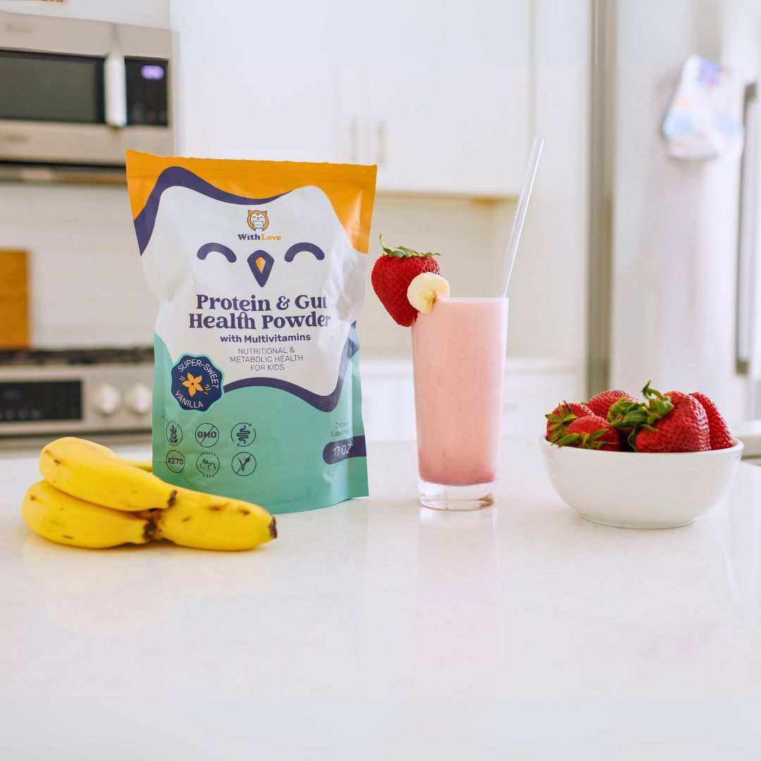 WithLove Protein & Probiotic Powder w/ Multivitamins - Non-Diary (Hydrolyzed Beef Protein)