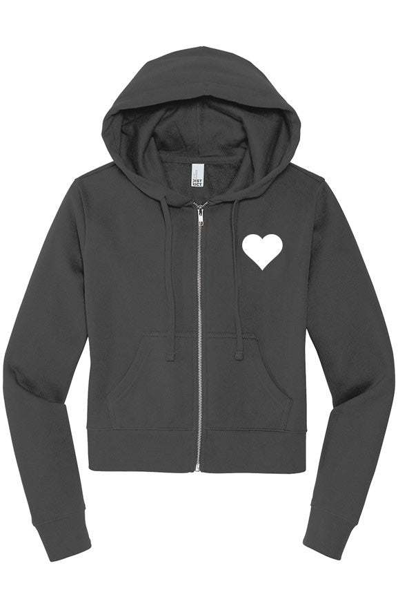 Love All Womens Zip Hoodie