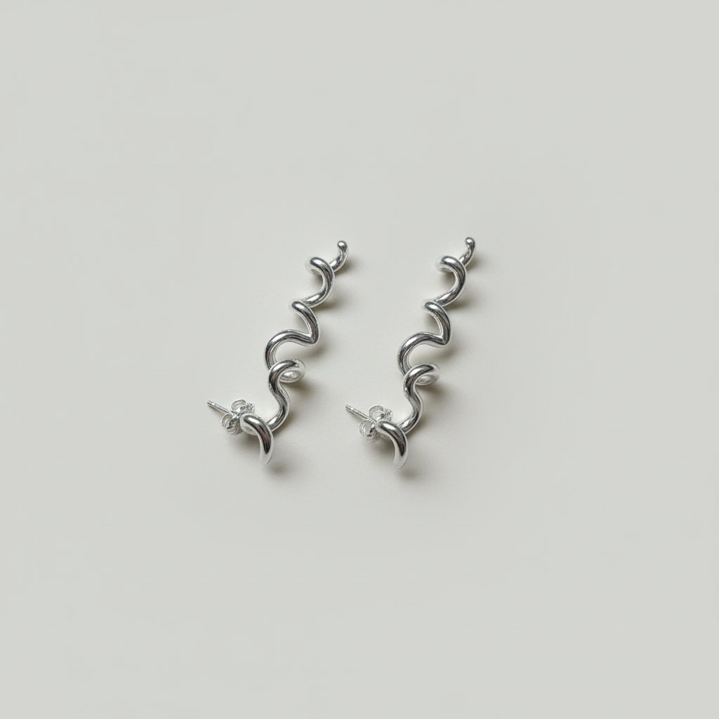 Love Earings - Sterling Silver