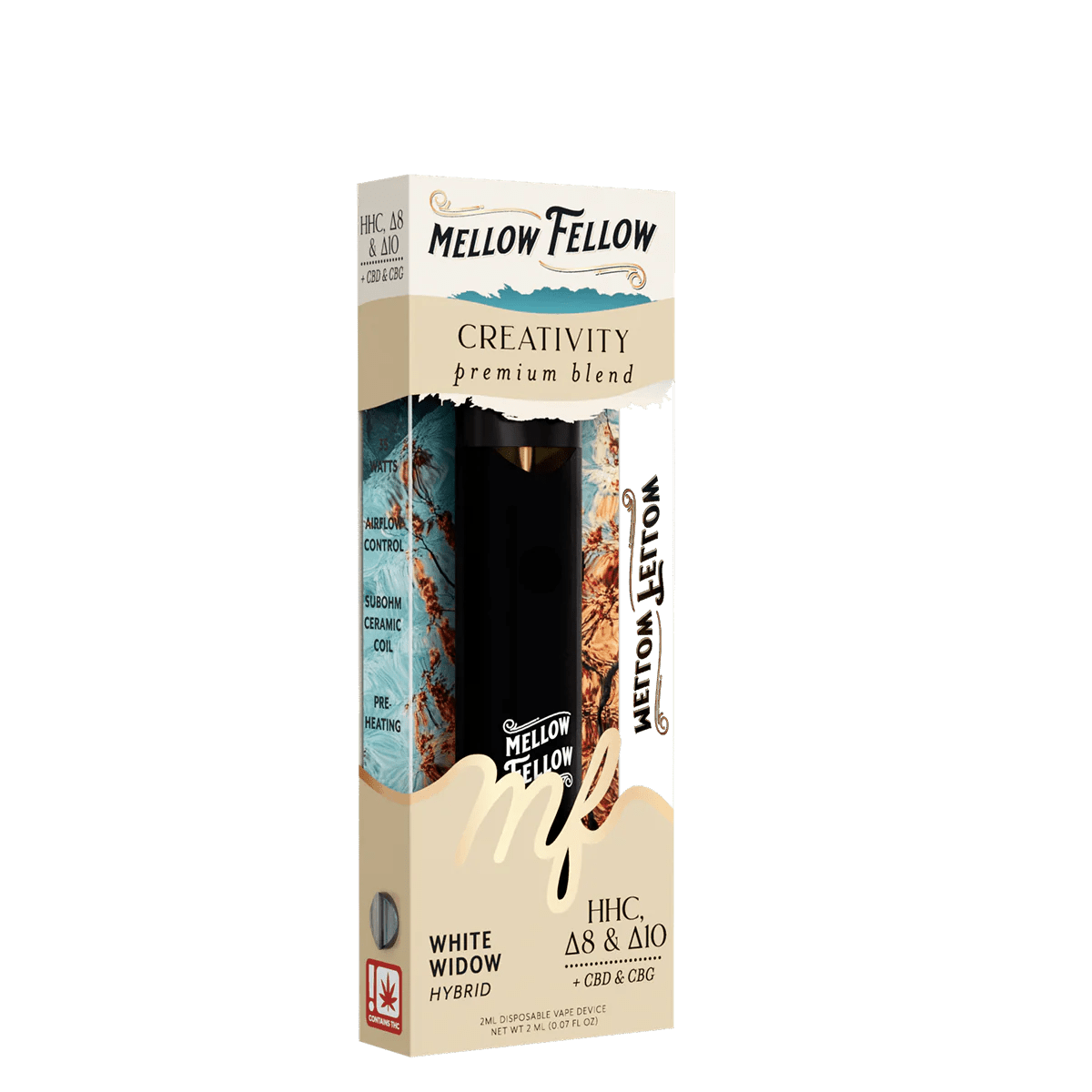 Creativity Blend 2ml Disposable Vape - White Widow (Hybrid)