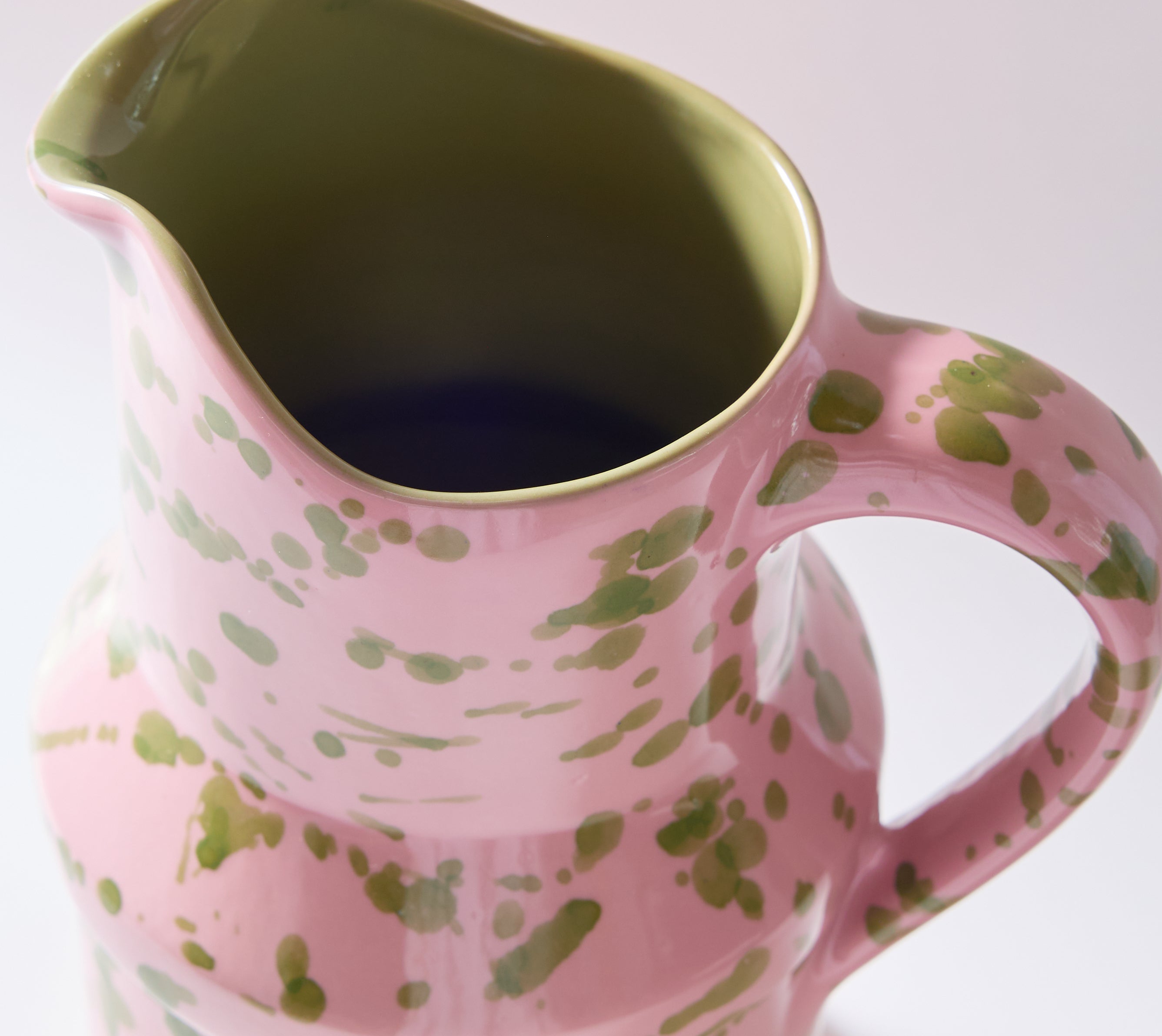 Coral Splatter Jug