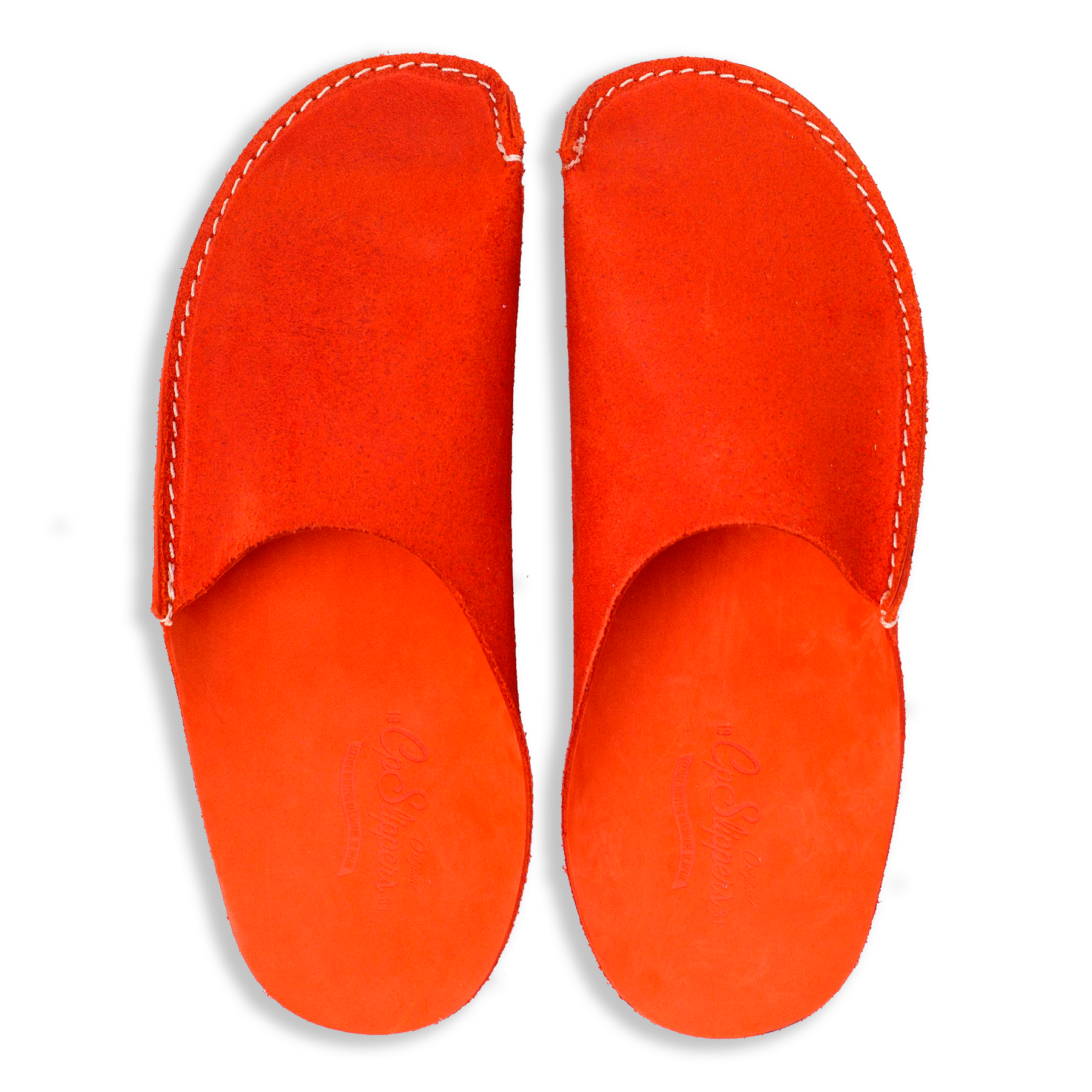 Orange CP Slippers Minimalist