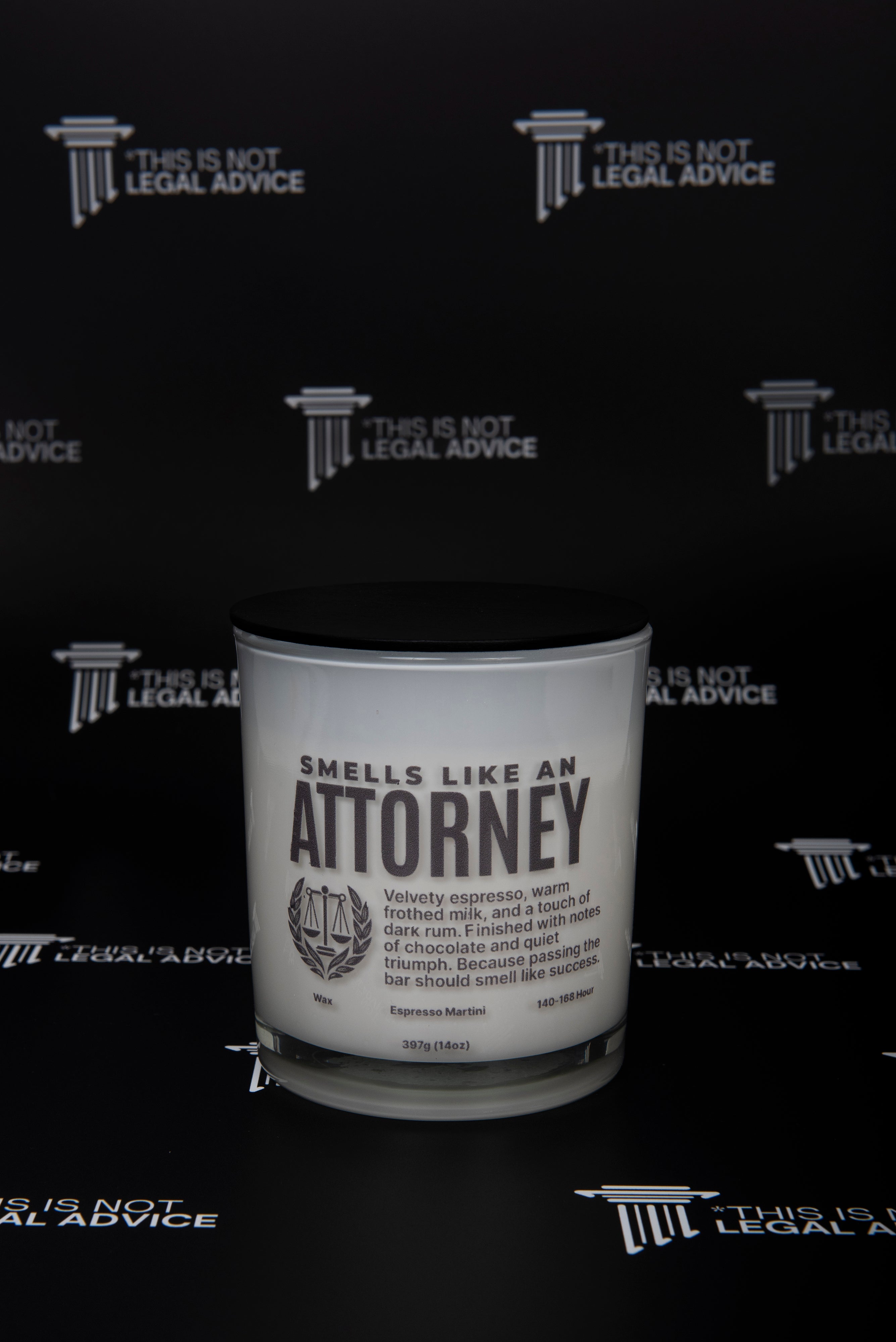 Smells Like an Attorney Candle