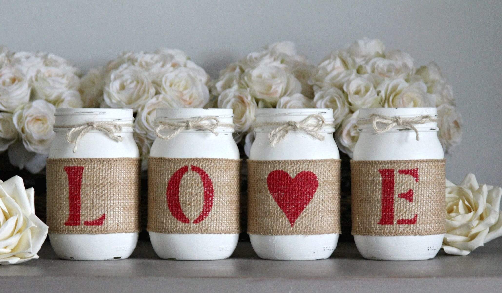 Rustic Valentine's Day Decor Gift Idea | Love - Two Sided