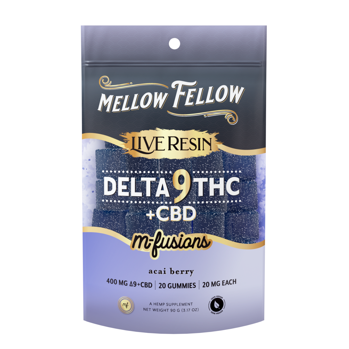 Delta 9 Live Resin Edibles 400mg - Acai