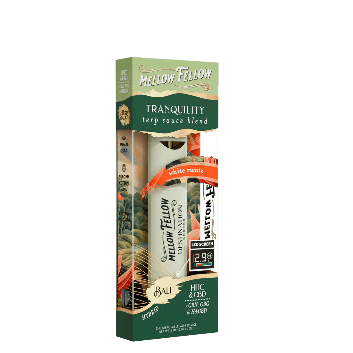 Tranquility Blend - Terp Sauce 2ml Disposable Vape - White Runtz (Hybrid)