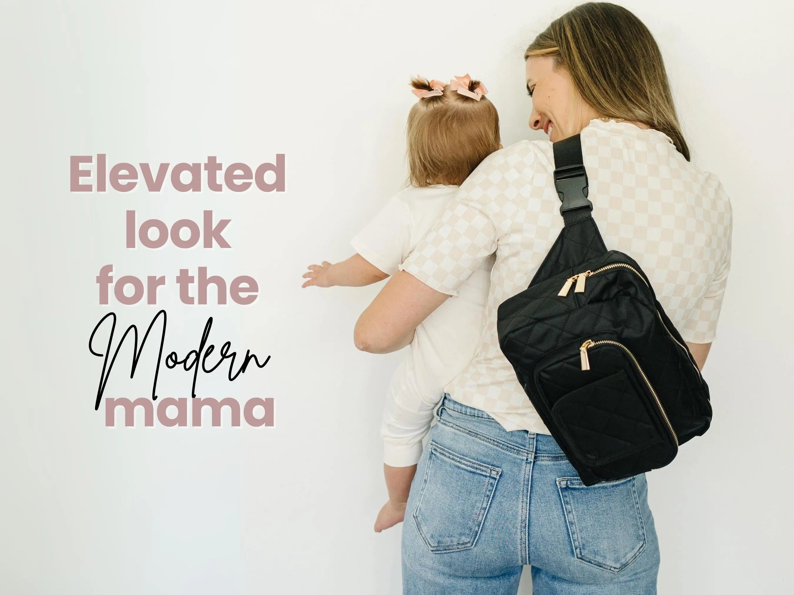The Jetsetter Mini Diaper Bag - Black