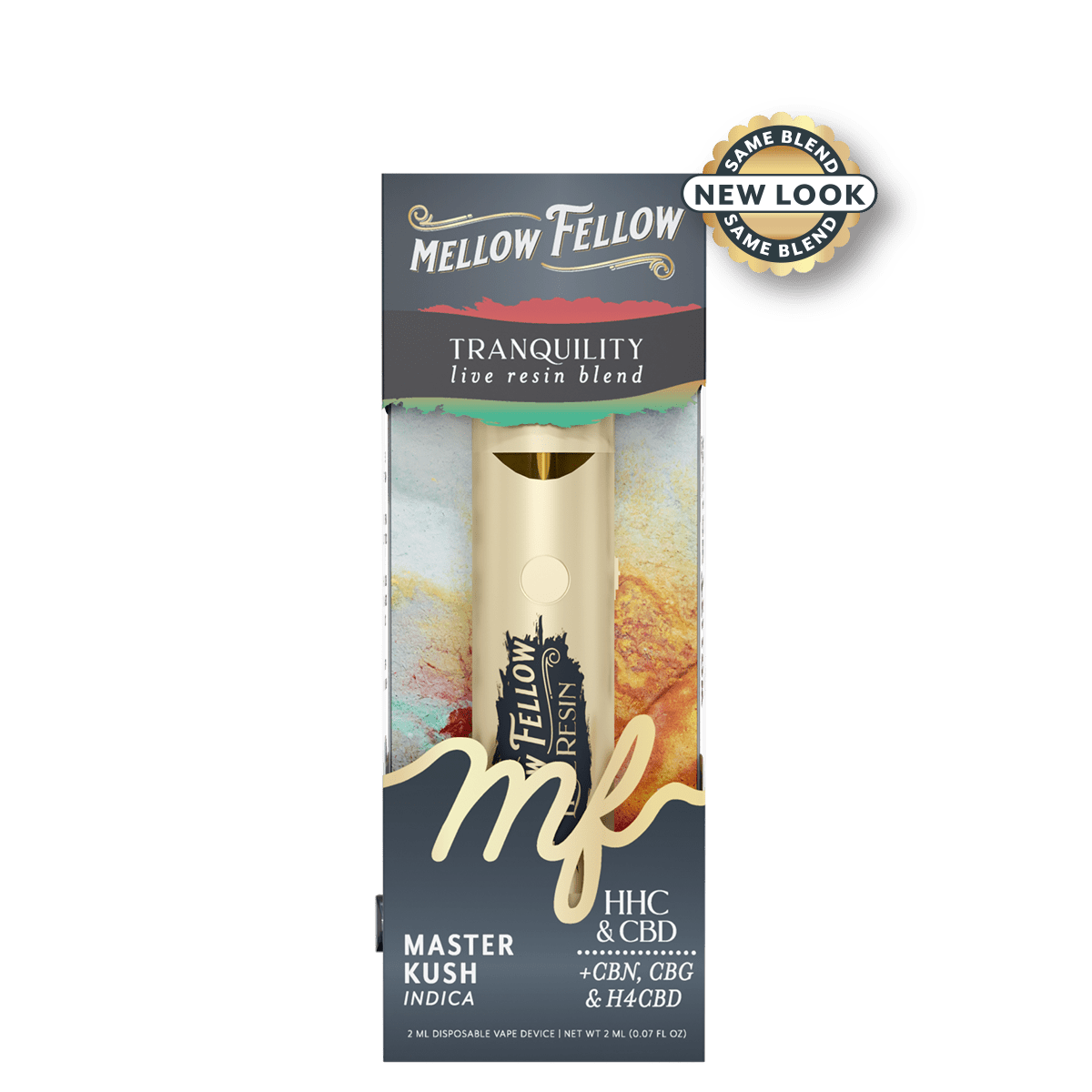 Tranquility Blend 2ml Live Resin Disposable Vape - Master Kush (Indica)