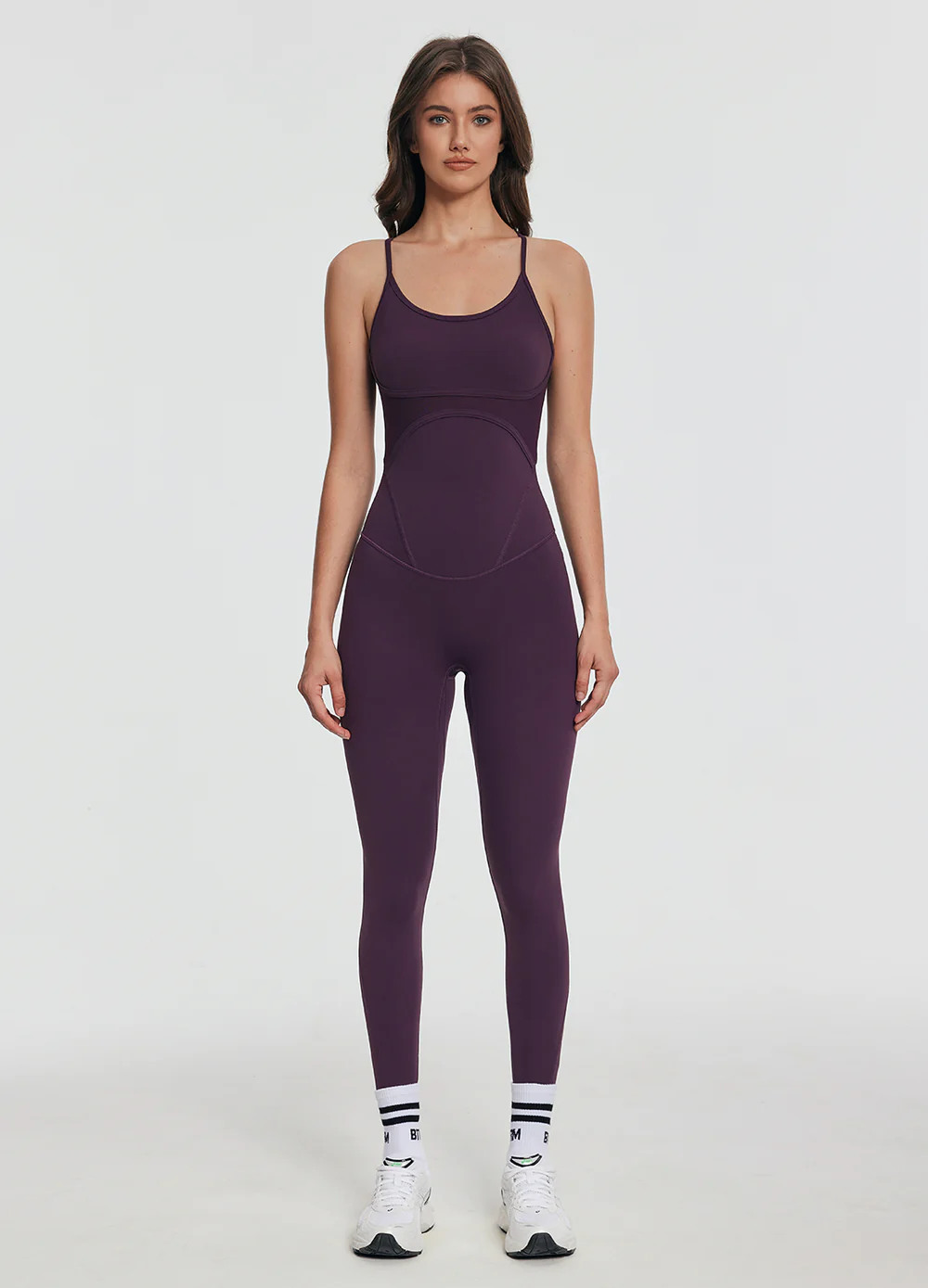 Contrology Crossback Bodysuit - Midnight Plum