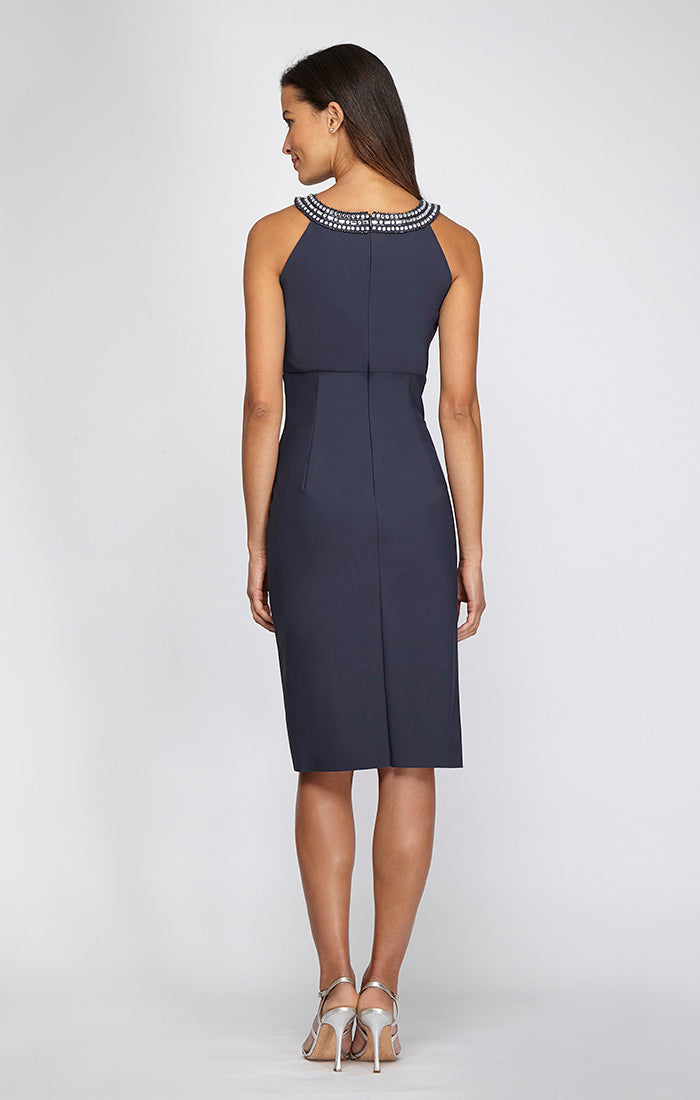 Arabella Sheath Halter Contour Dress