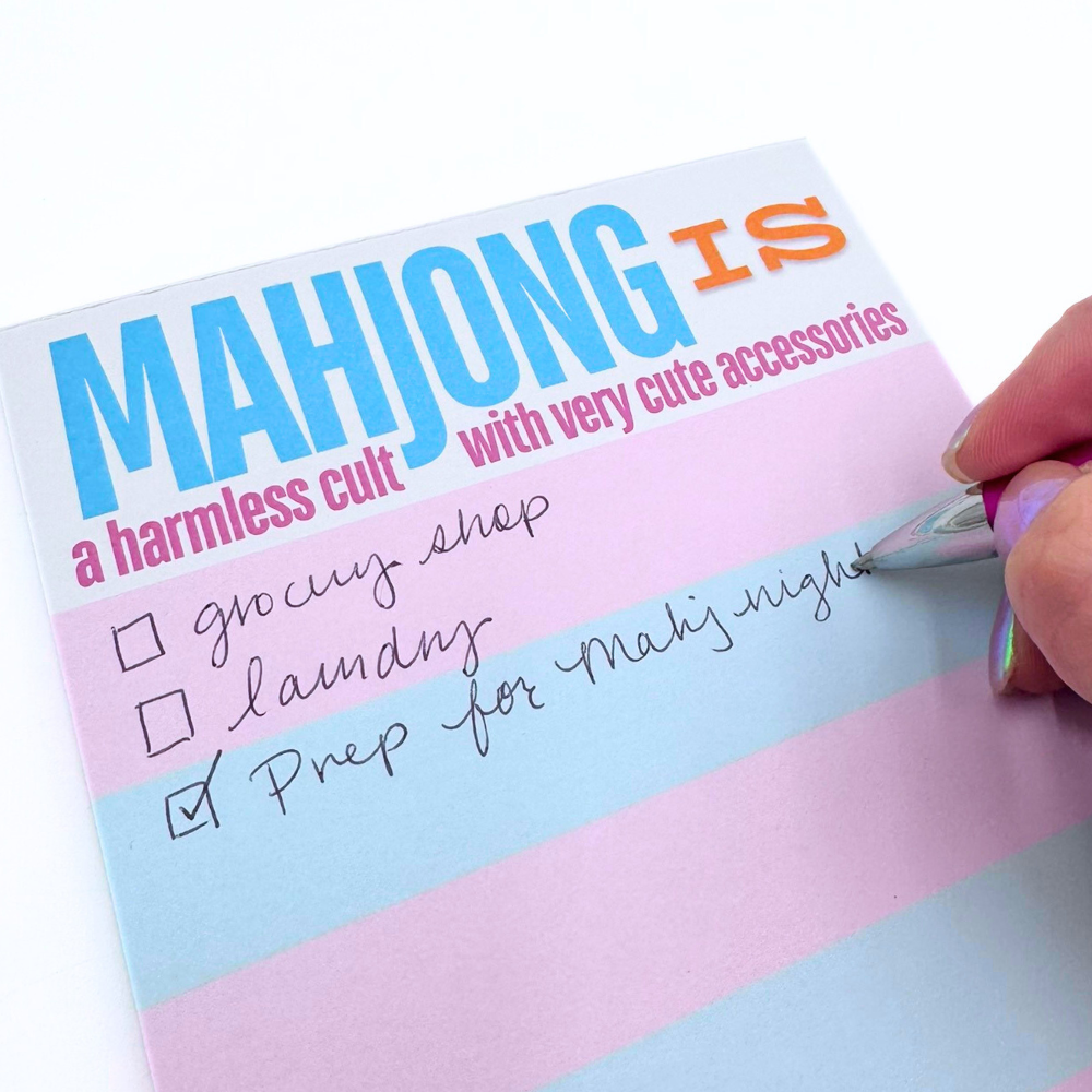 MAHJONG NOTEPAD  |  5x7 inches  |  100 Pages