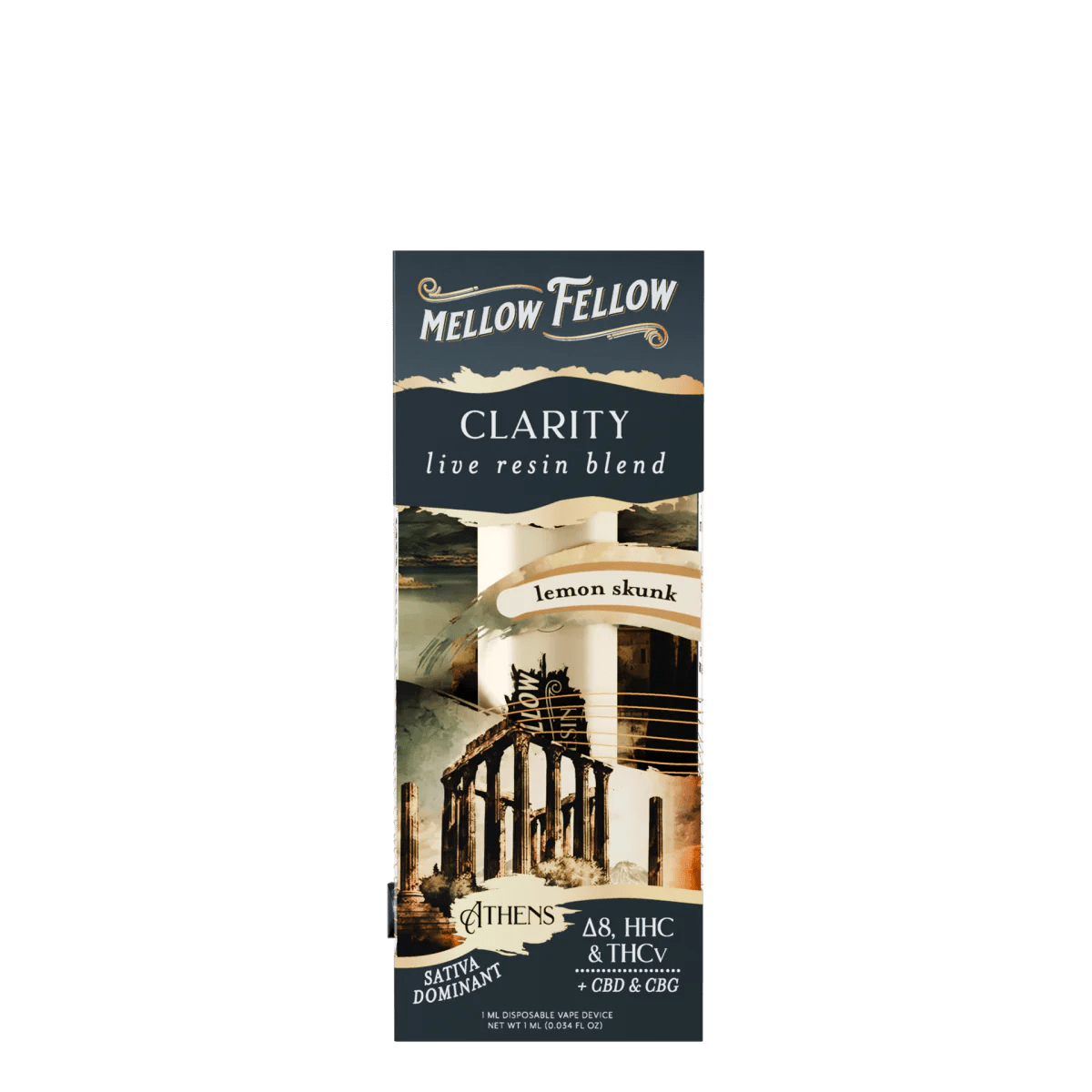Clarity Blend - Live Resin 1ml Disposable Vape - Lemon Skunk (Sativa Dominant)