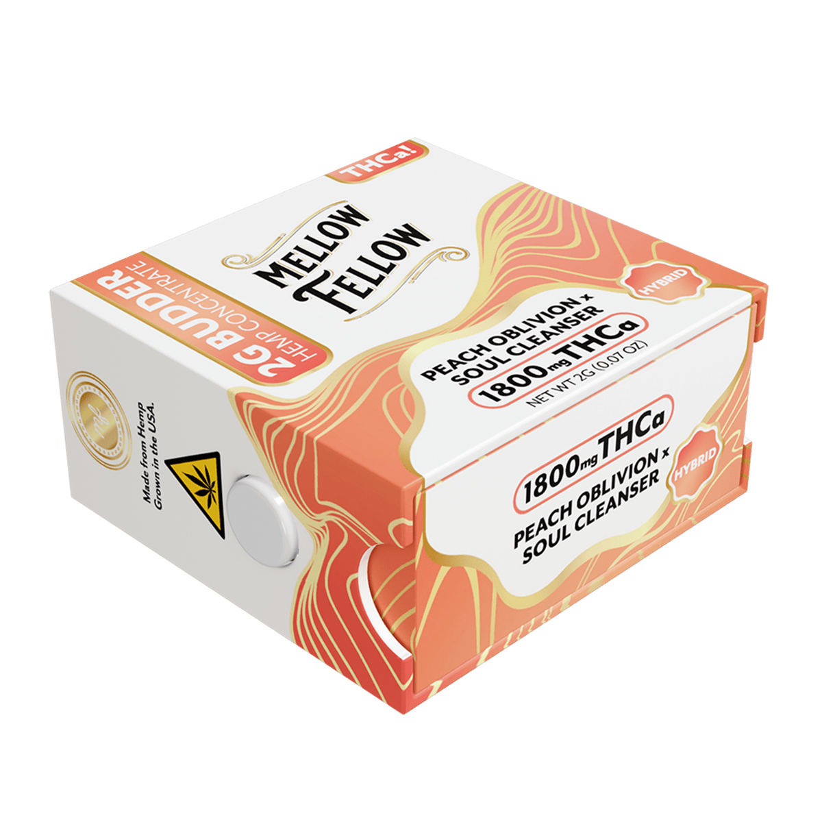 THCa 2g Budder Jar - Peach Oblivion x Soul Cleanser (Hybrid)