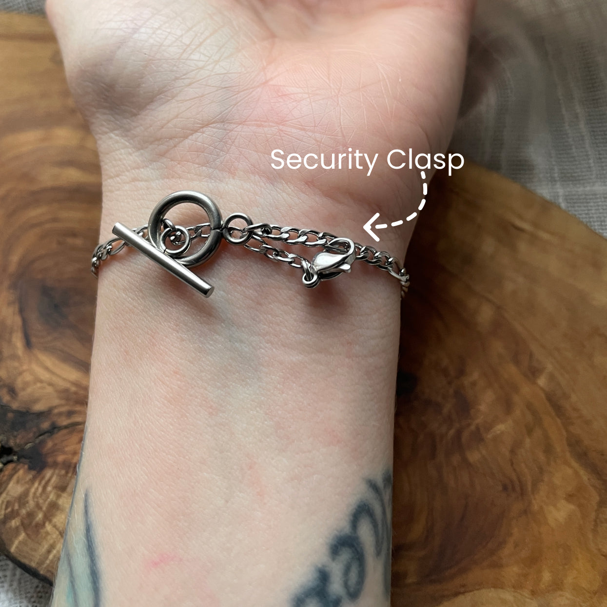 Wooden Charm Pet Portrait Bracelet