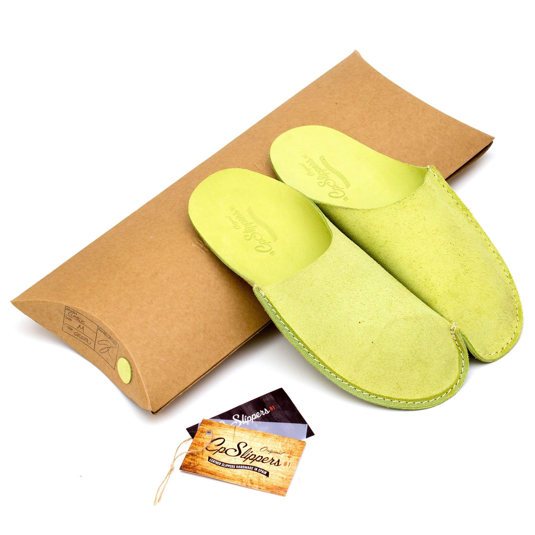 Green CP Slippers Luxe