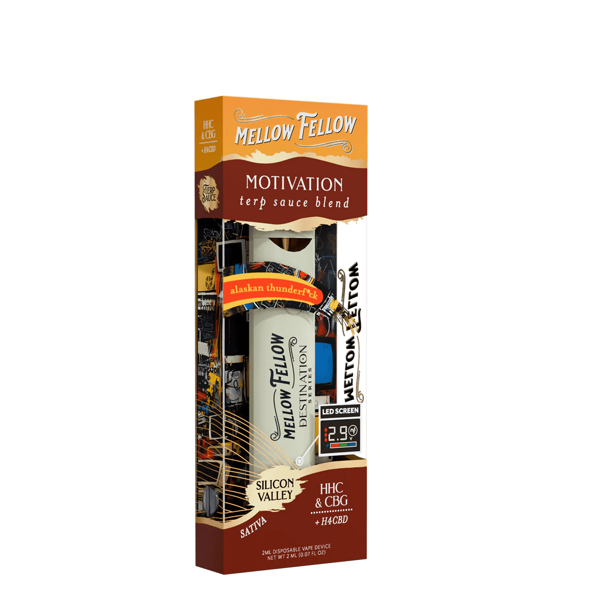 Motivation Blend - Terp Sauce 2ml Disposable Vape - Alaskan Thunderf*ck (Sativa)