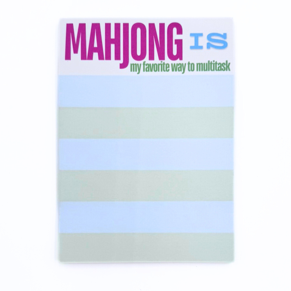 MAHJONG NOTEPAD  |  5x7 inches  |  100 Pages