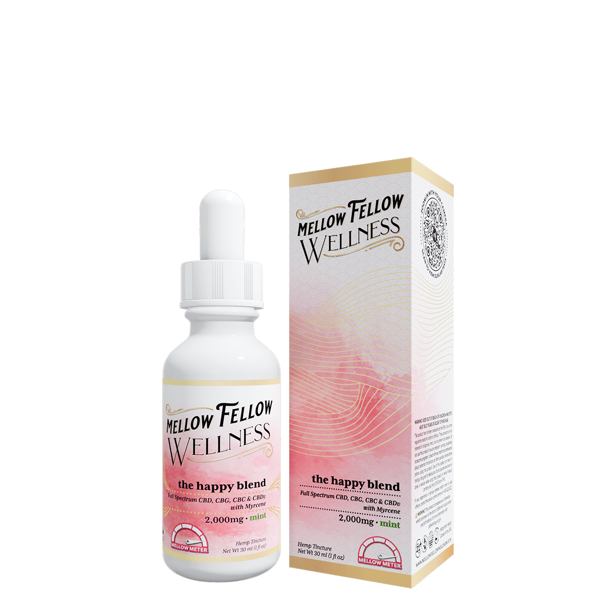The Happy Blend CBD Tincture - 2000mg - Mint