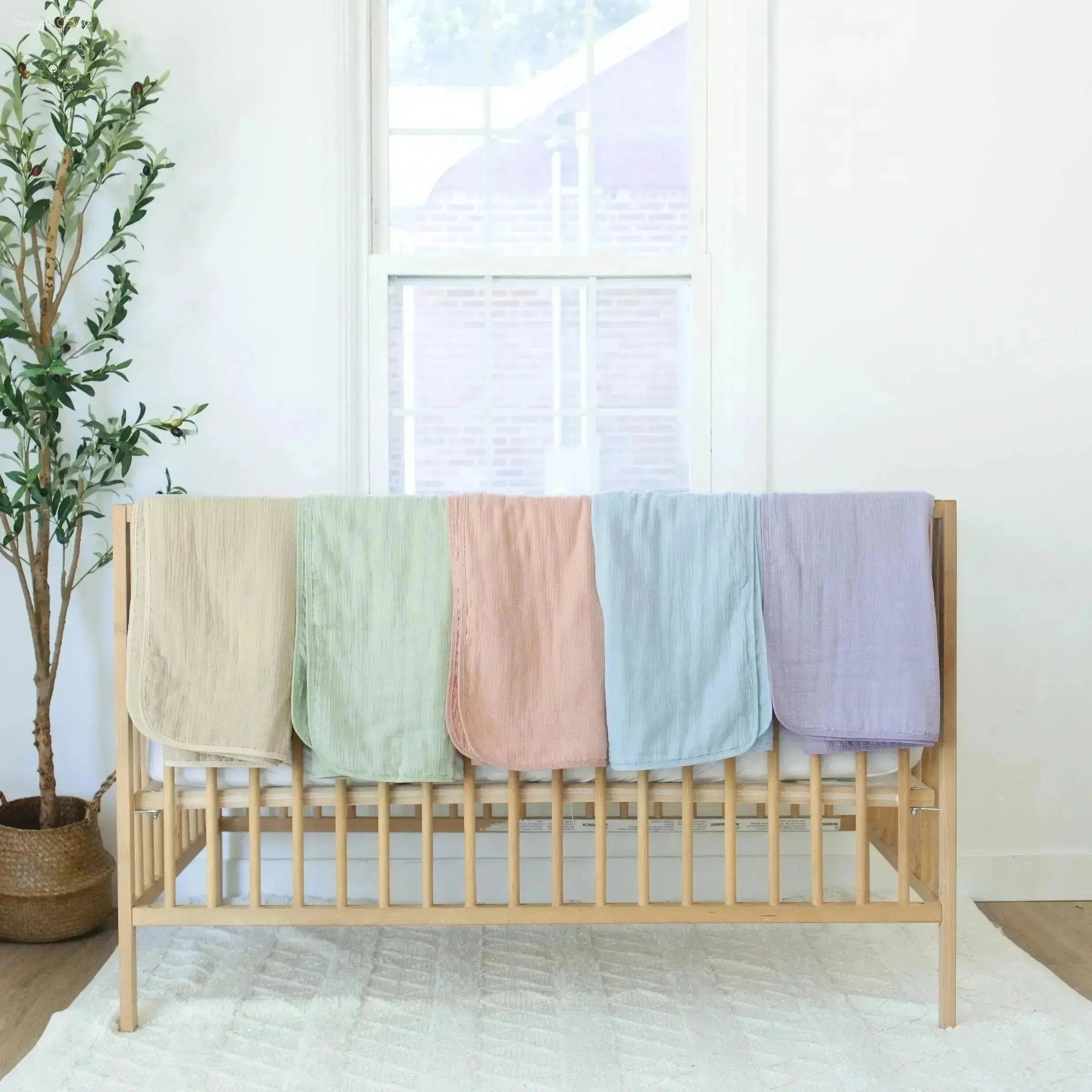 100% Muslin Cotton Blanket – Lavender Solid (Available in Two Sizes)