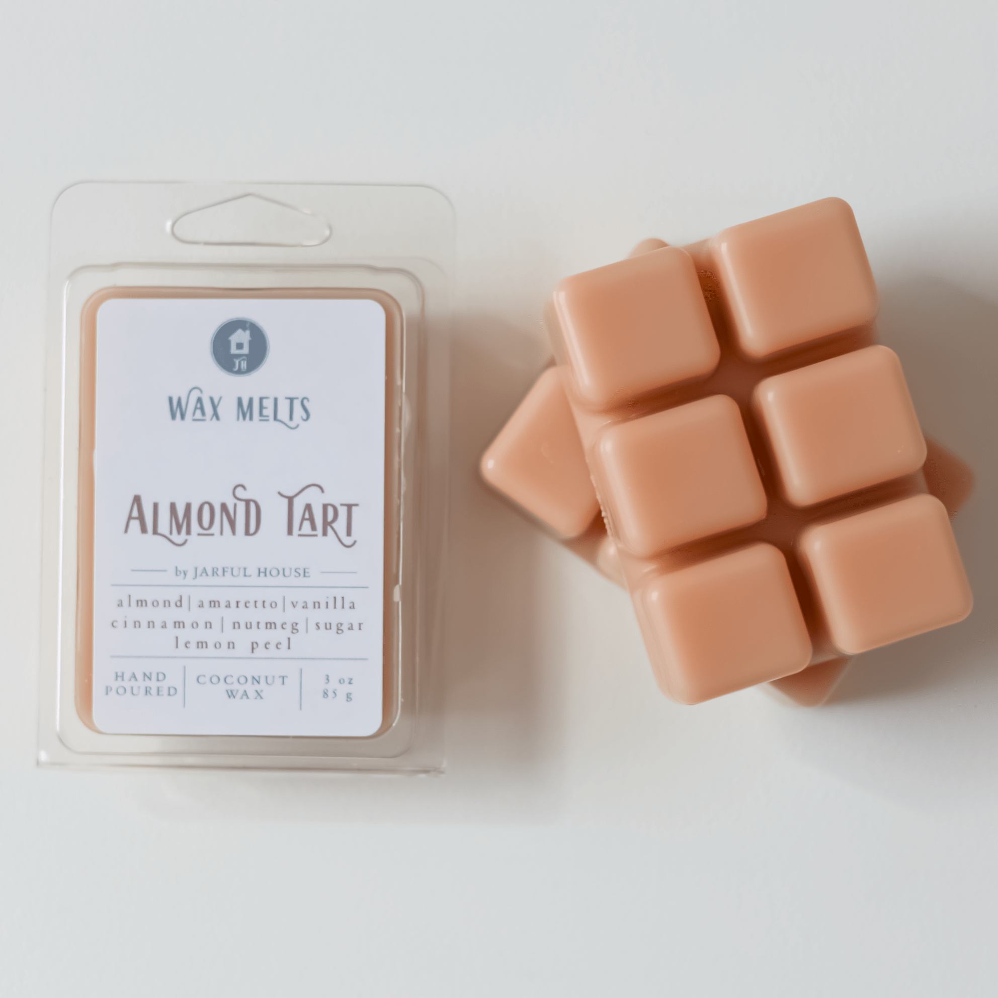 Almond Tarts Wax Melts | Cinnamon Nutmeg Lemon Amaretto Almond Vanilla