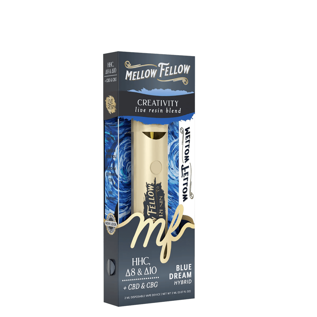 Creativity Blend 2ml Live Resin Disposable Vape - Blue Dream (Hybrid)