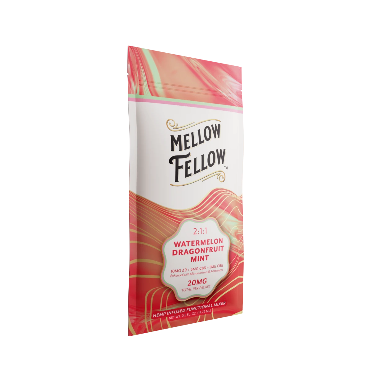 Delta 9 + CBD & CBG Mixers 10pc - Watermelon Dragonfruit Mint