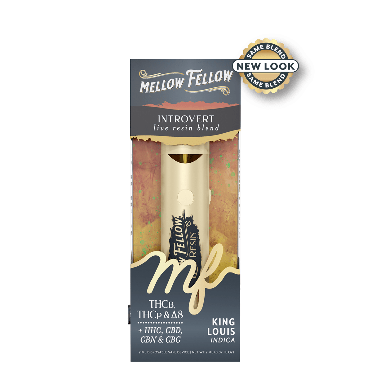 Introvert Blend 2ml Live Resin Disposable Vape - King Louis (Indica)