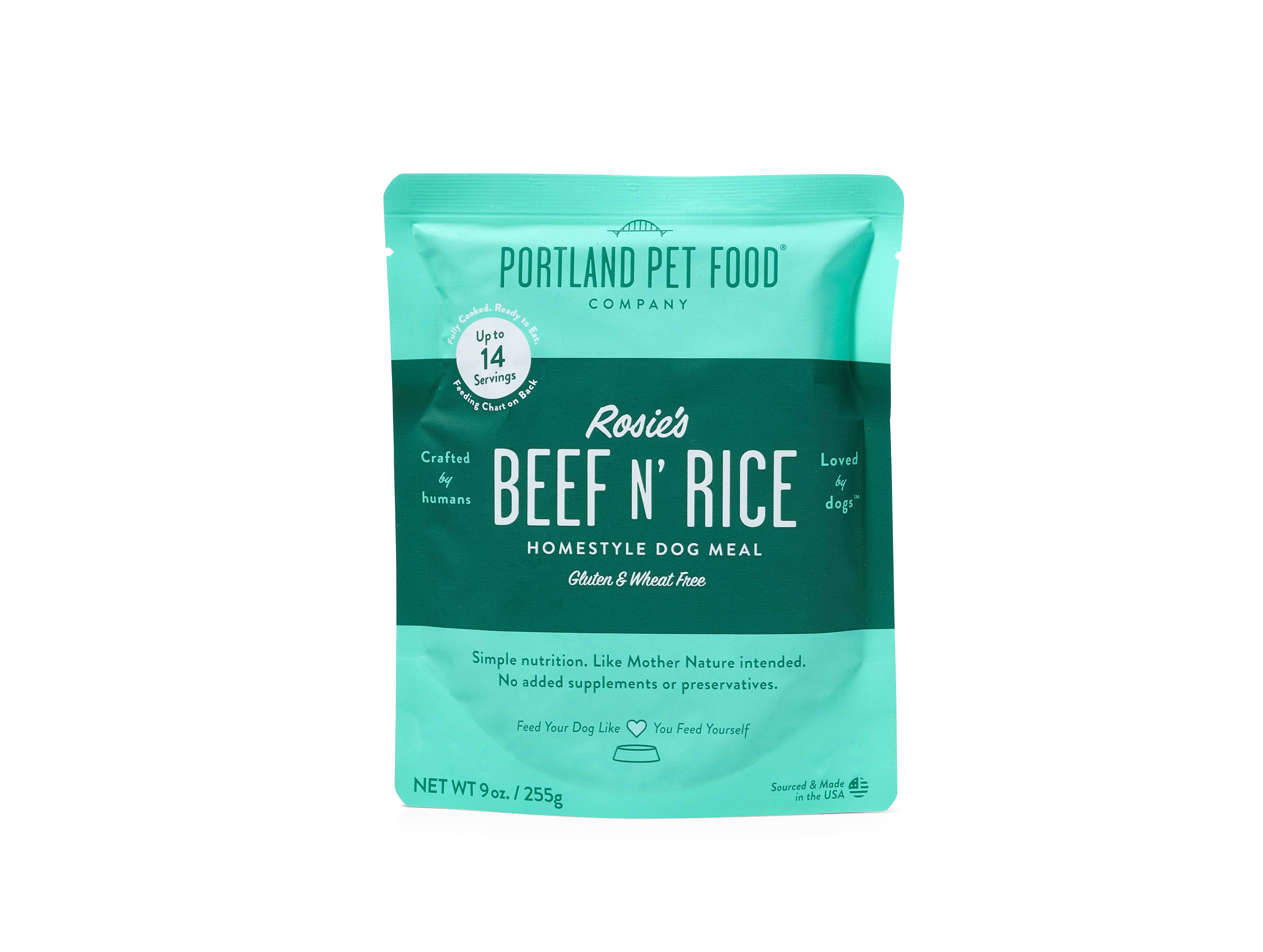 Rosie's Beef N' Rice Homestyle Dog Meals