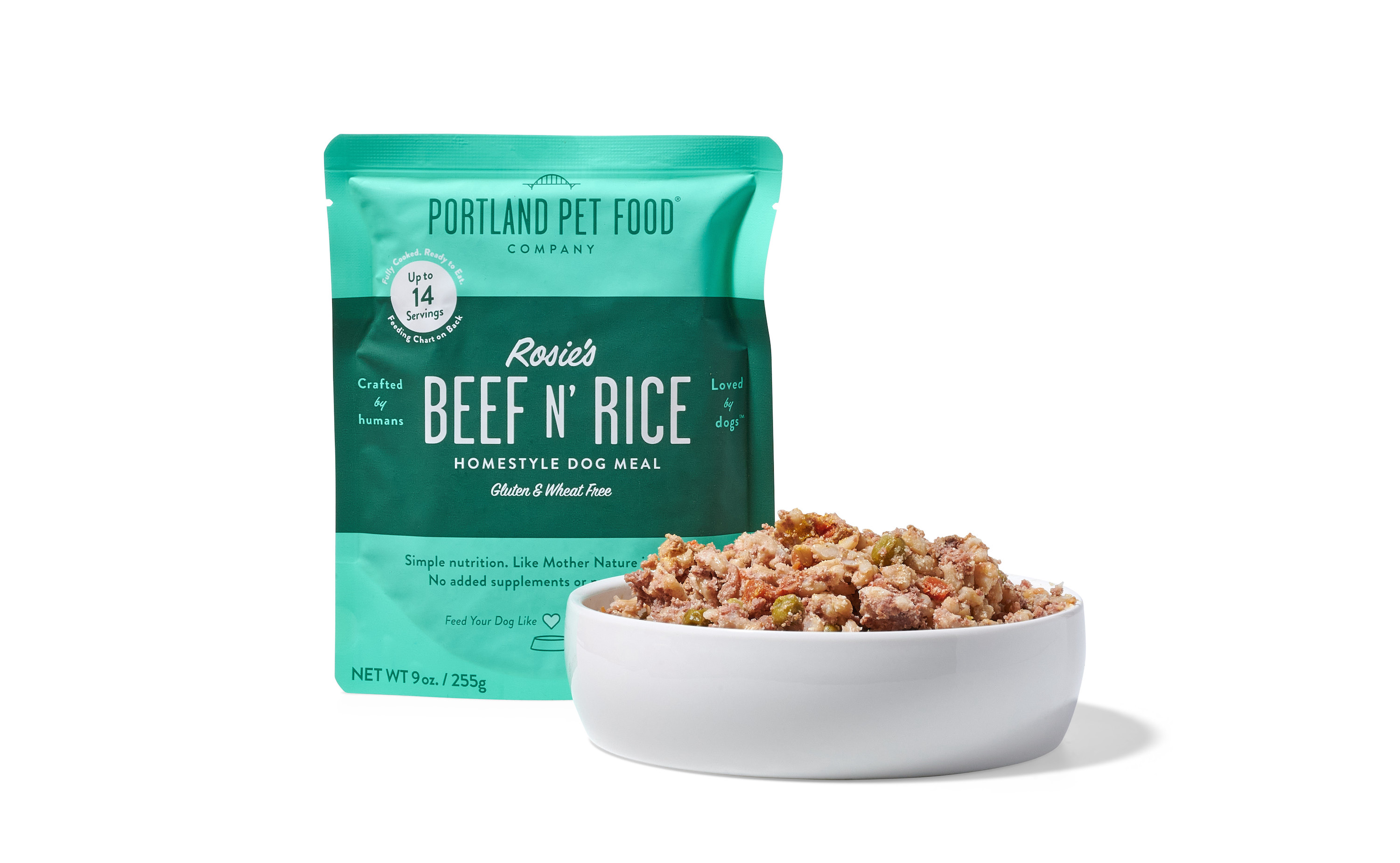 Rosie's Beef N' Rice Homestyle Dog Meals