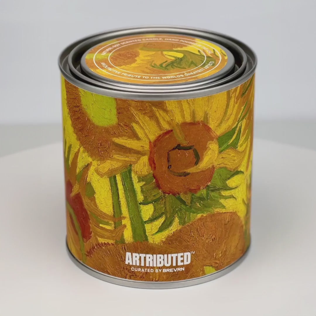 Artributed - Van Gogh Sunflowers Candle