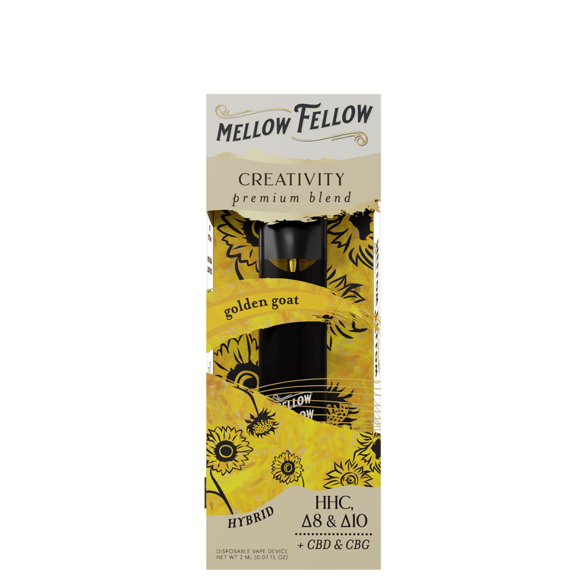 Creativity Blend 2ml Disposable Vape - Golden Goat (Hybrid)