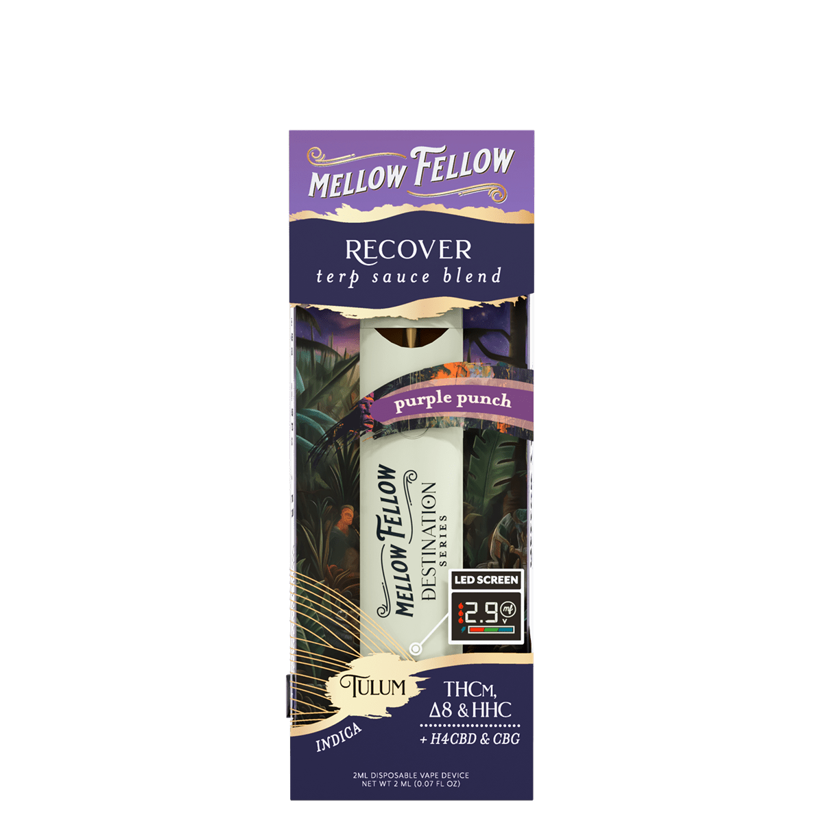 Recover Blend - Terp Sauce 2ml Disposable Vape - Purple Punch (Indica)