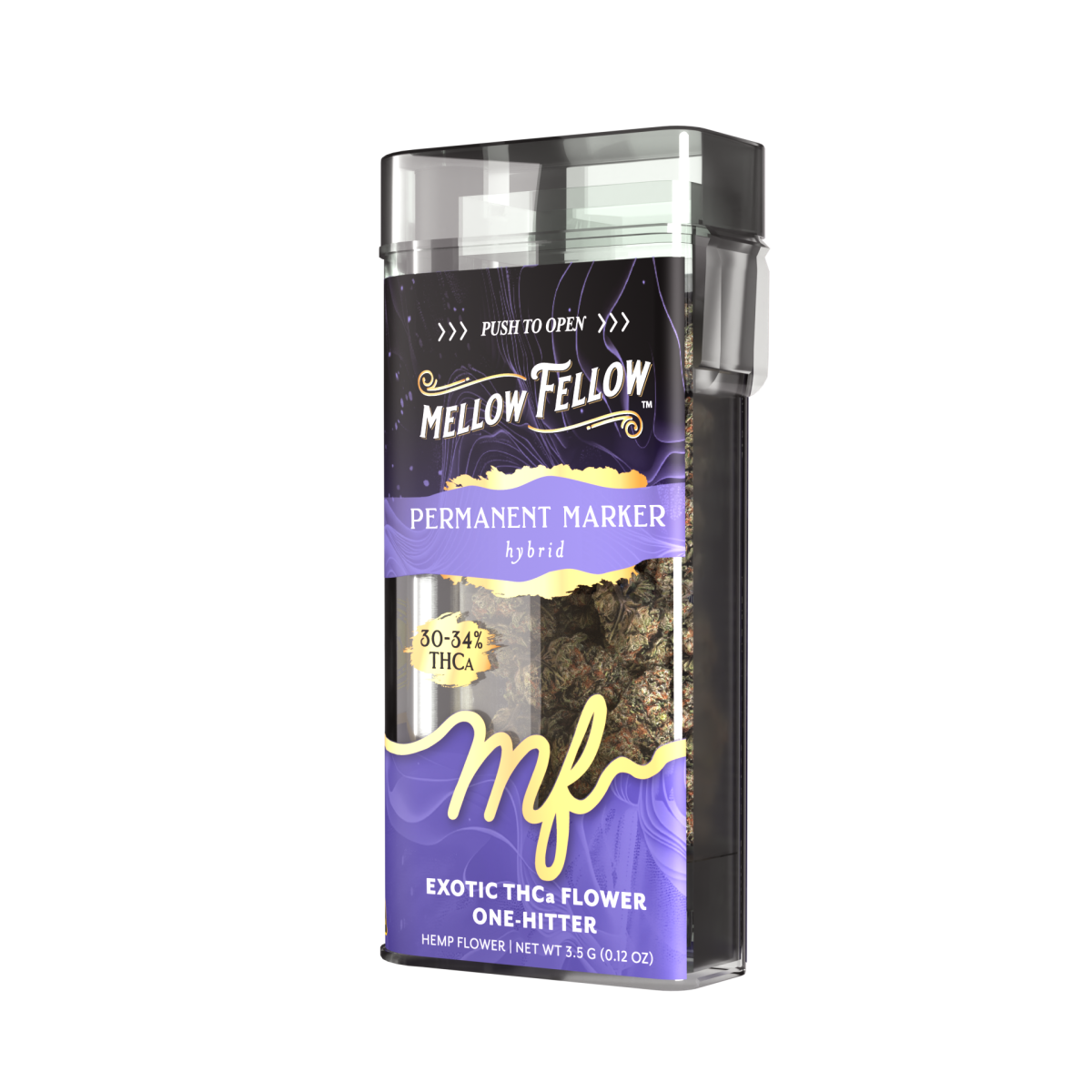 THCa 3.5g Exotic Flower + One Hitter- Permanent Marker (Hybrid)