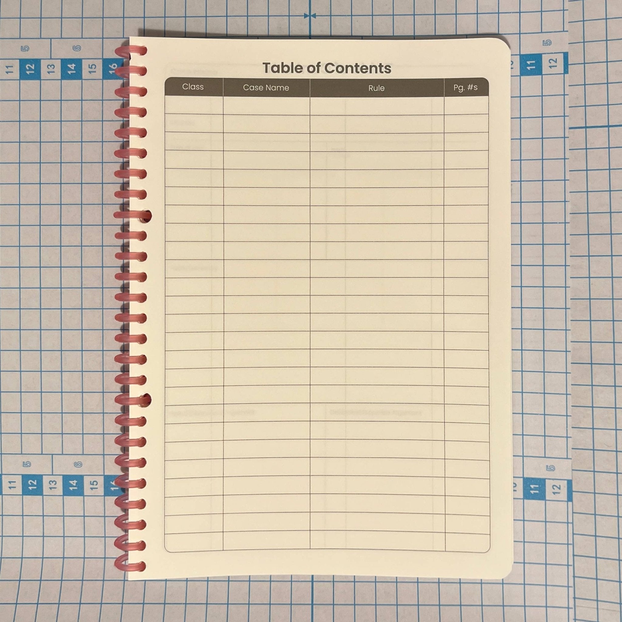Funny Case Brief Notebooks