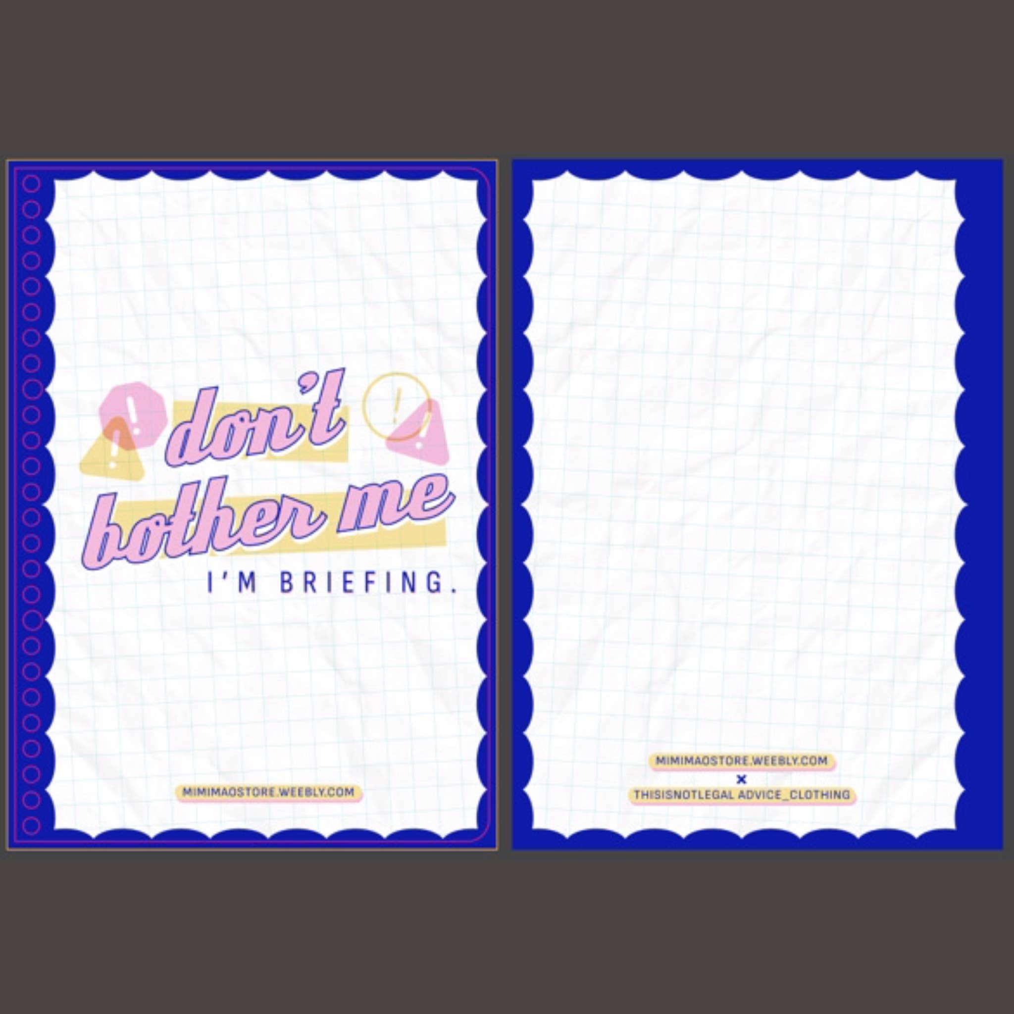 Funny Case Brief Notebooks