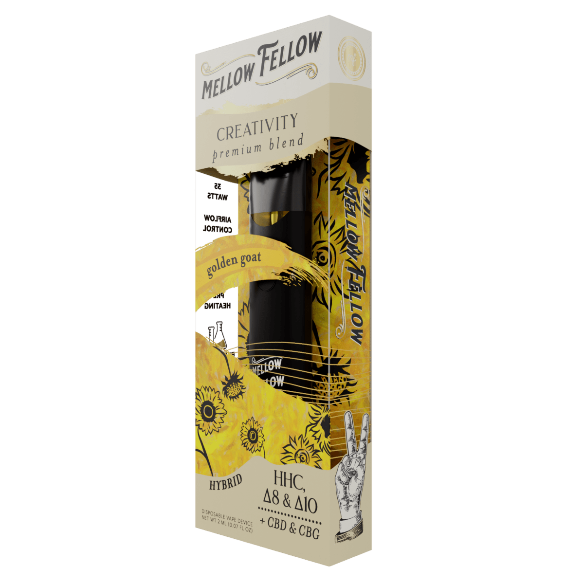 Creativity Blend 2ml Disposable Vape - Golden Goat (Hybrid)