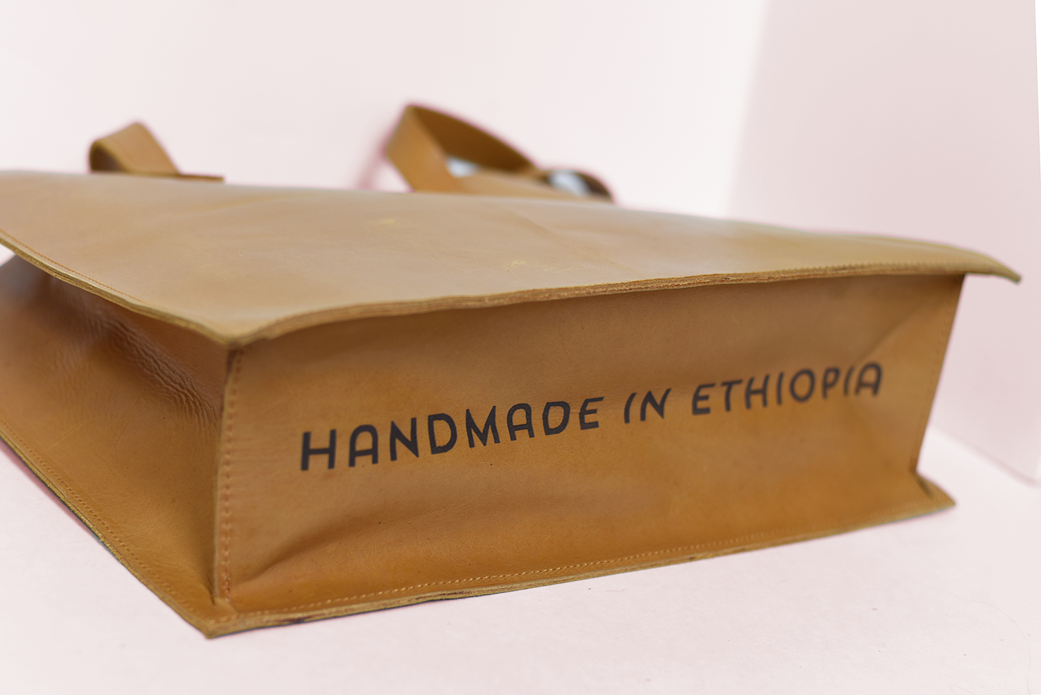 Large Leather Handbag with Laptop Divider