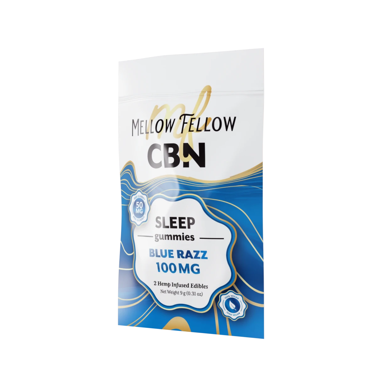 Sleep CBN Gummies 100mg - Blue Razz