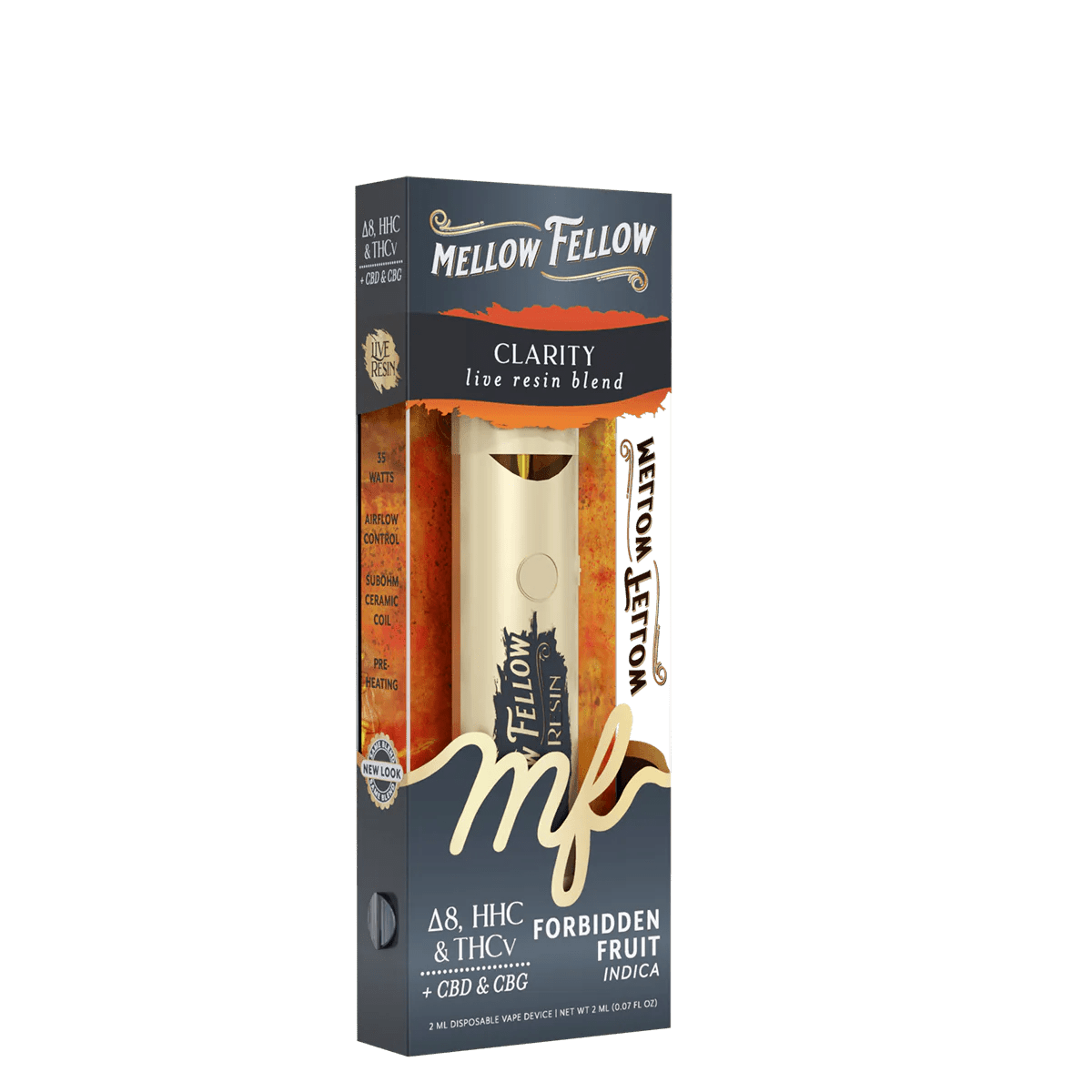 Clarity Blend 2ml Live Resin Disposable Vape - Forbidden Fruit (Indica)