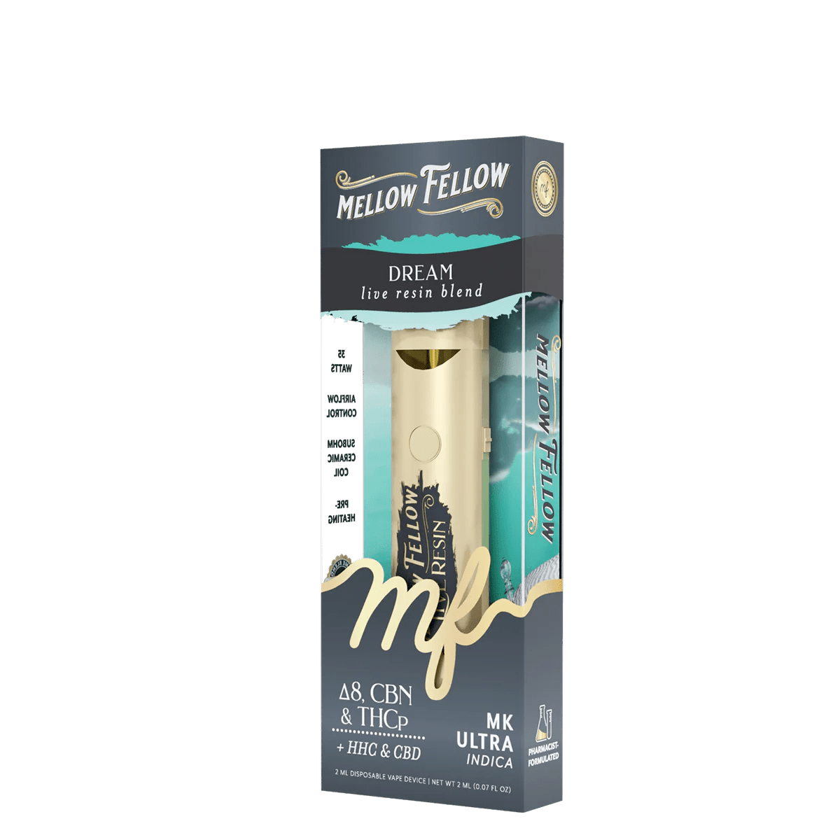 Dream Blend 2ml Live Resin Disposable Vape - MK Ultra (Indica)