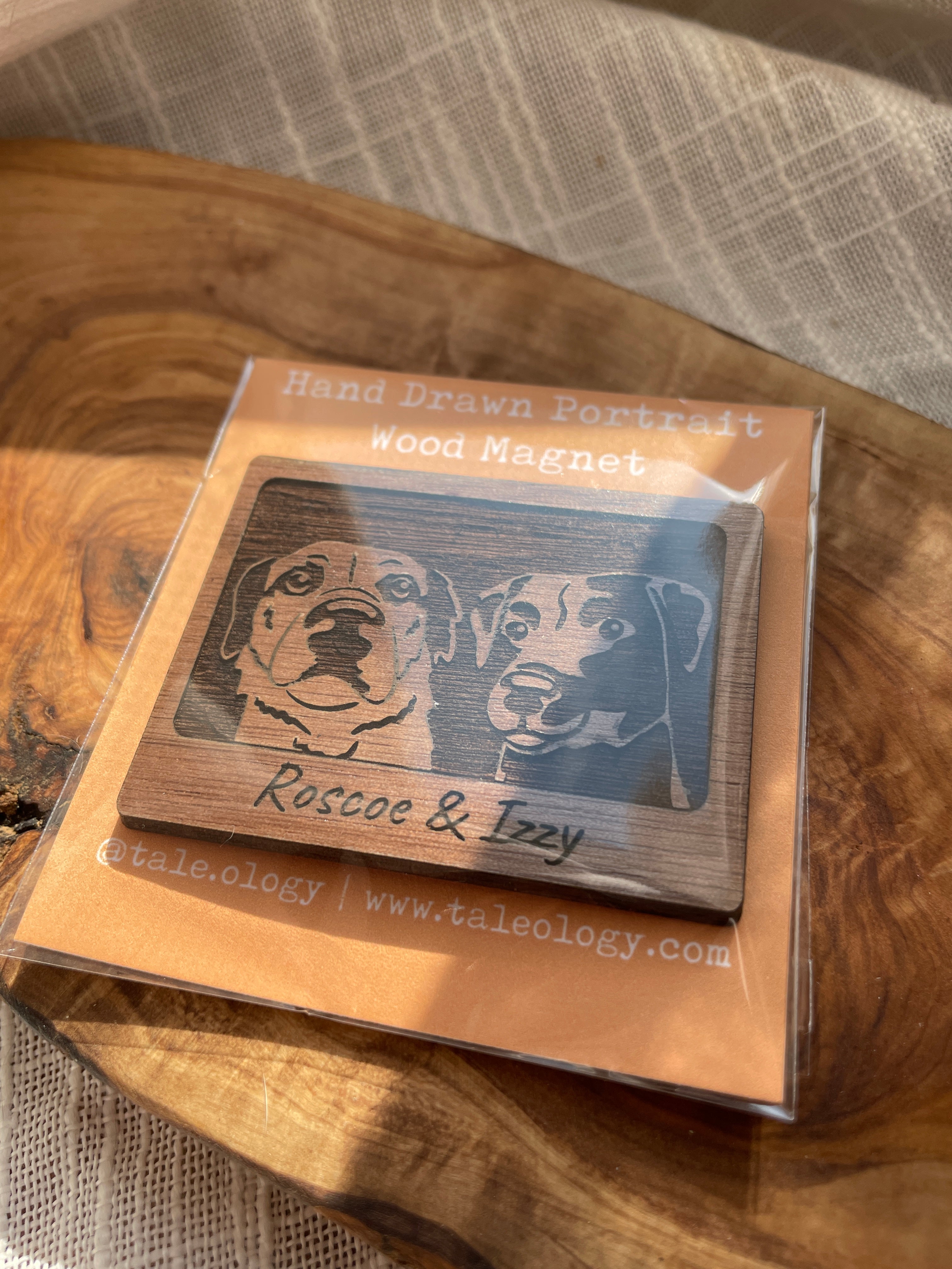 Custom Pet Portrait Magnet