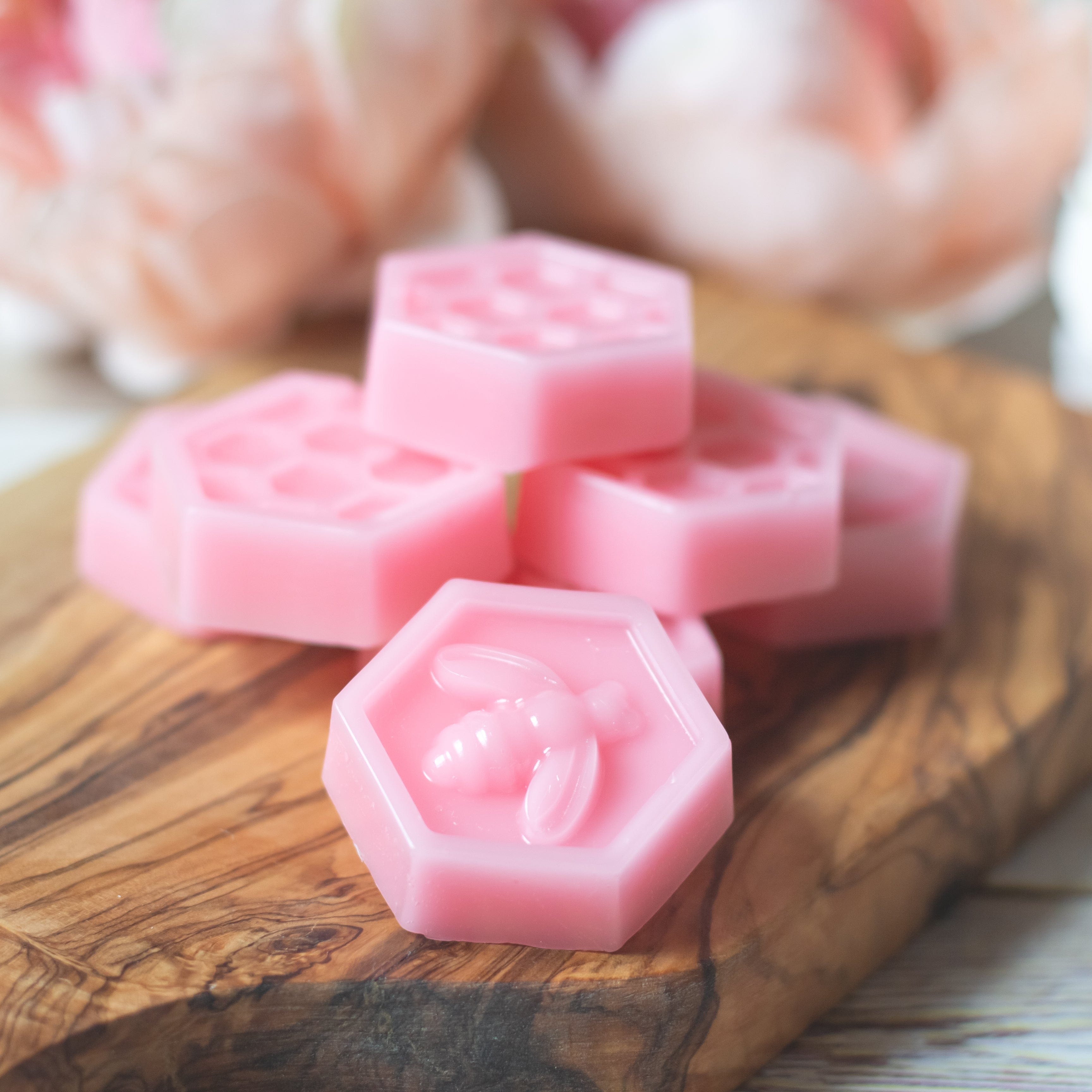 PS I Love You Honeycomb Wax Melts | Magnolia Peony Bergamot Amber Coco Wax Tarts