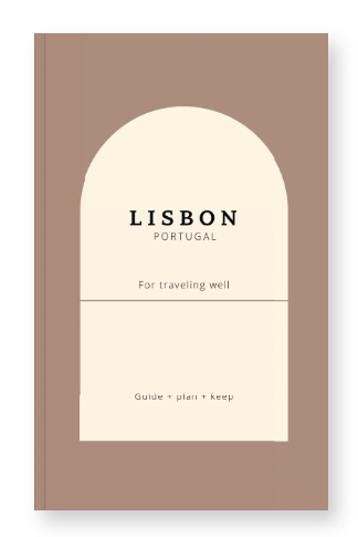 Portugal Travel Planner: A Lisbon Guidebook for a Beautiful, Organized Trip