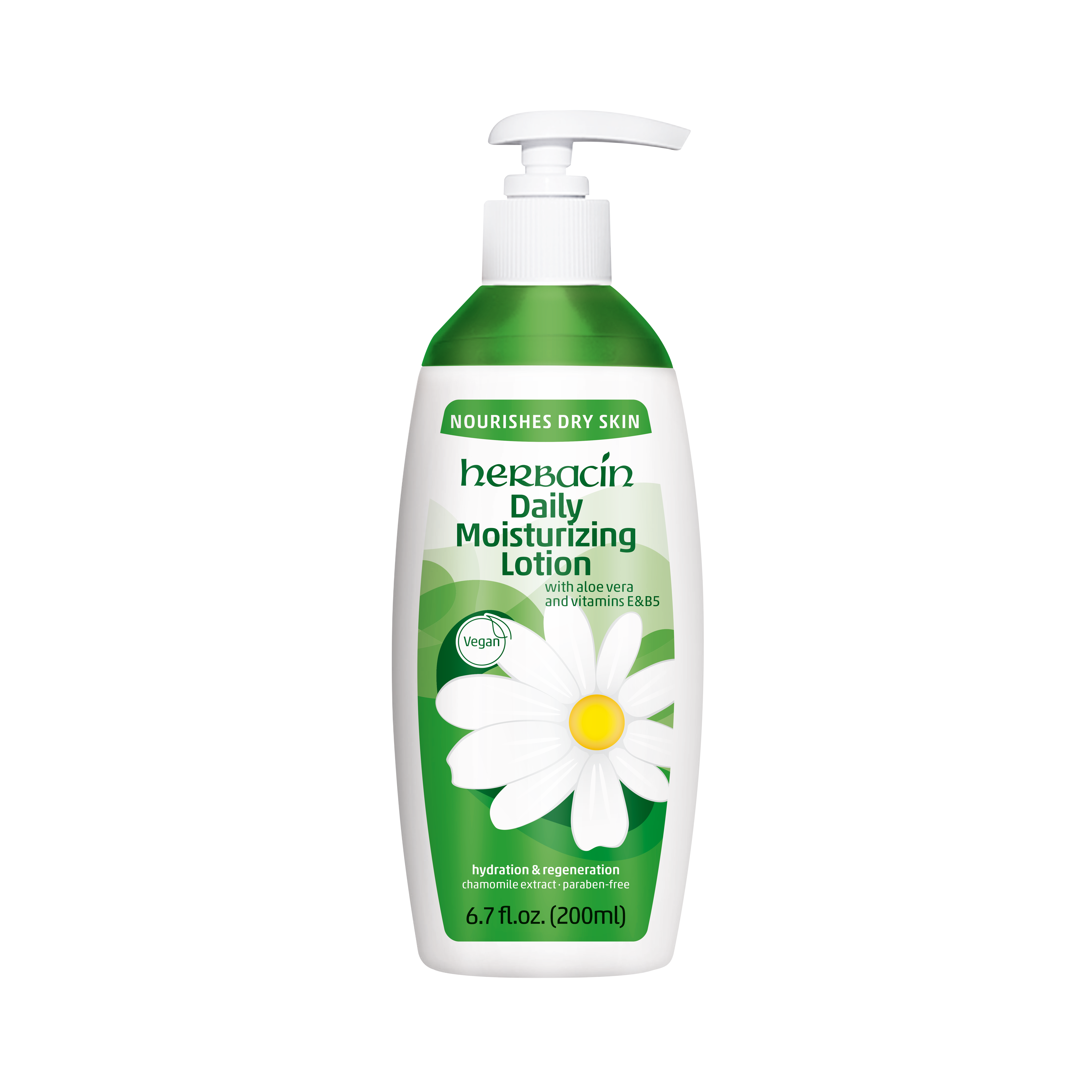 Herbacin Daily Moisturizing Lotion 6.7 fl. oz. bottle w/ pump dispenser
