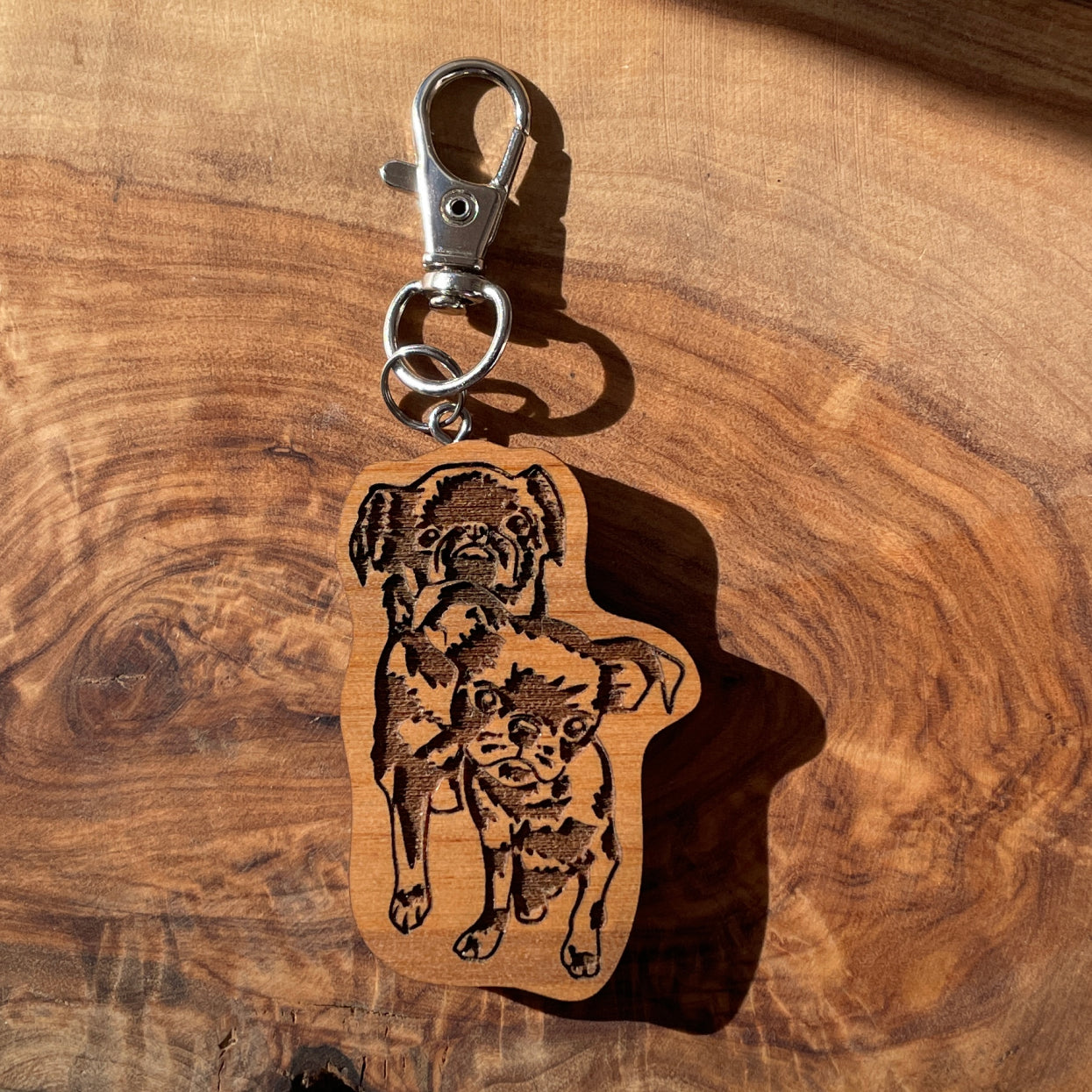 Custom Pet Portrait Keychain