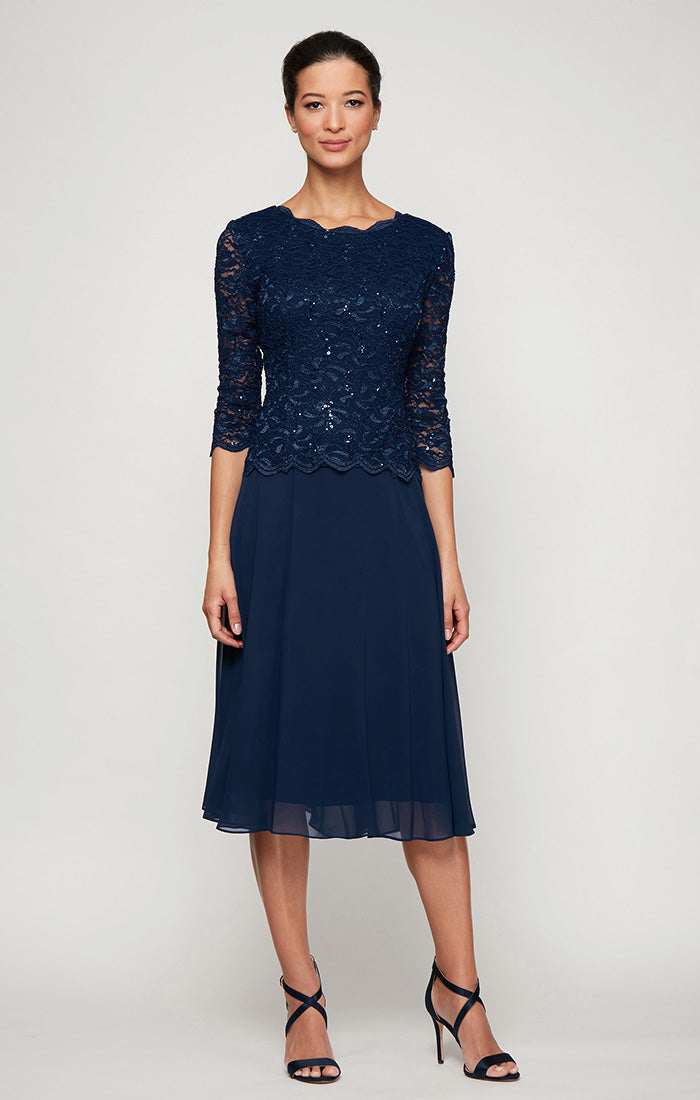 Bella Sequin Lace Dress