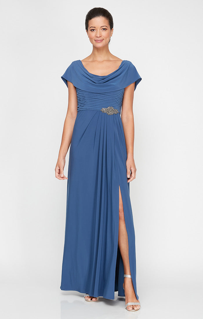 Celeste A-Line Matte Jersey Dress