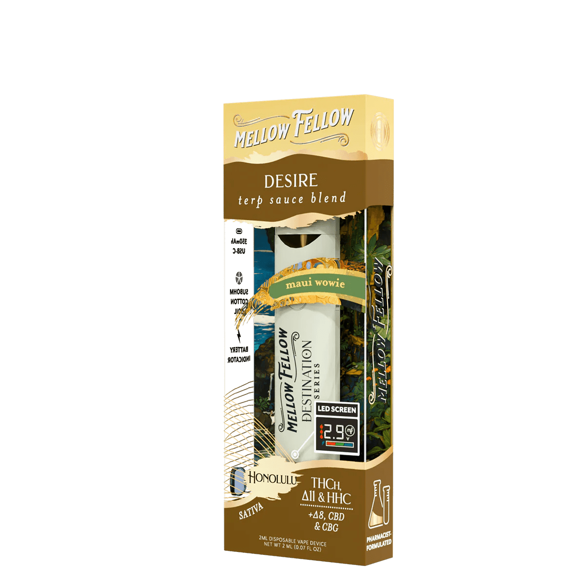 Desire Blend - Terp Sauce 2ml Disposable Vape - Maui Wowie (Sativa)