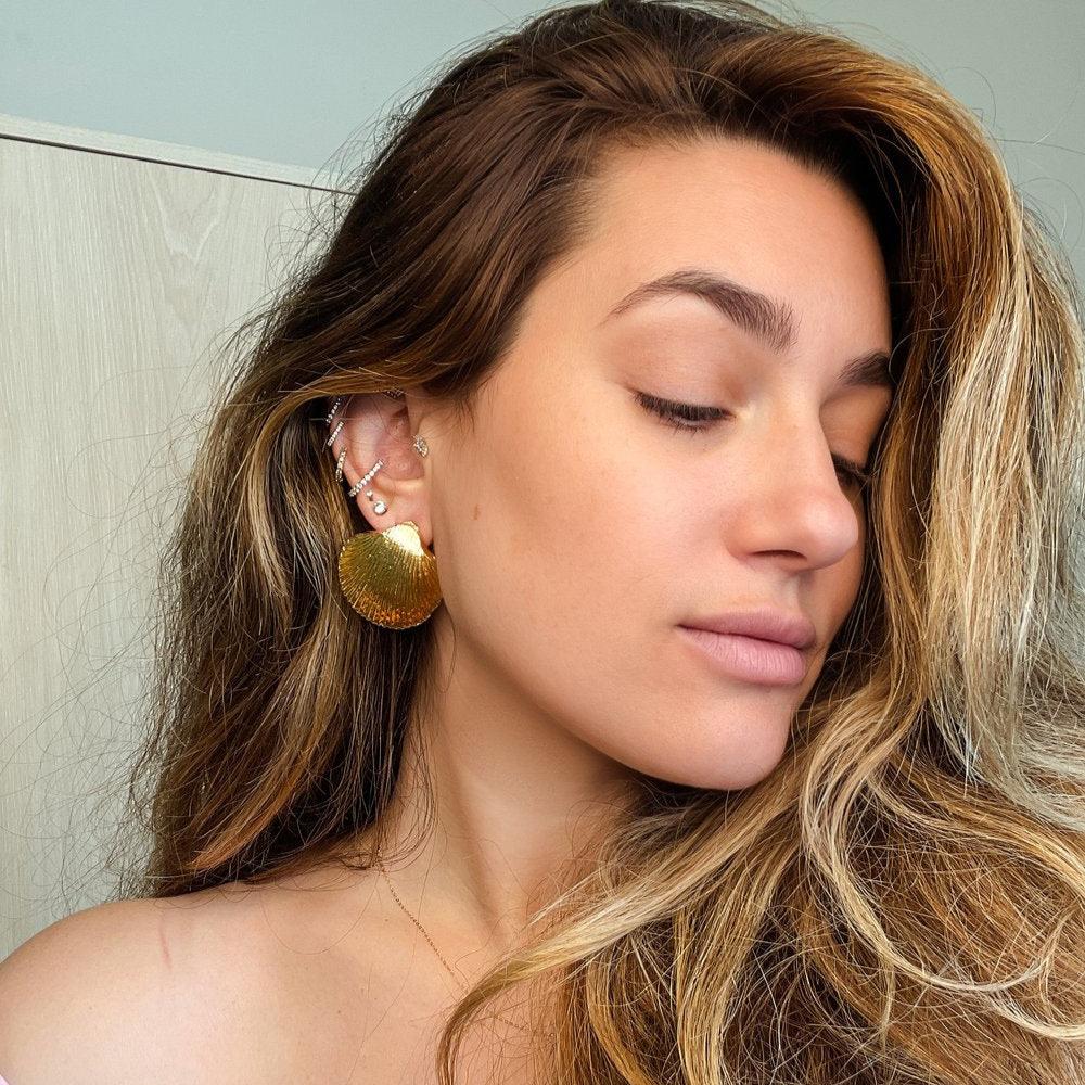 Big Seashell Earrings